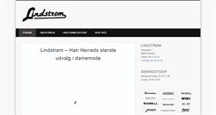 Desktop Screenshot of p-lindstroem.dk